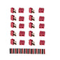 2/5/10 Pairs Red Black Ultra T-Plug Connectors Deans Style Male and Female with  heat Shrink Tubing For RC charger LiPo Battery
