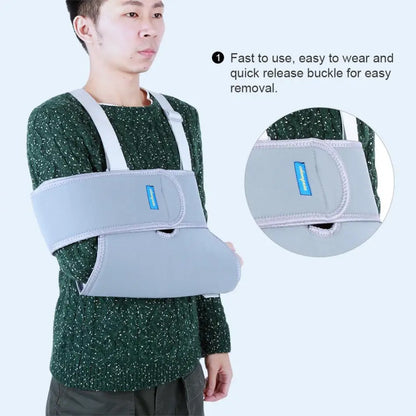 Arm Sling Support Adjustable Breathable Shoulder Strap Brace Immobilizer Wrist Elbow Forearm Fracture Recovery Brace