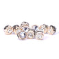 10Pcs Mini Cute Pins Button Flower Pearl Rhinestones Brooch Set Women Suit Sweater Lapel Pin Brooches Collar Badge Jewelry