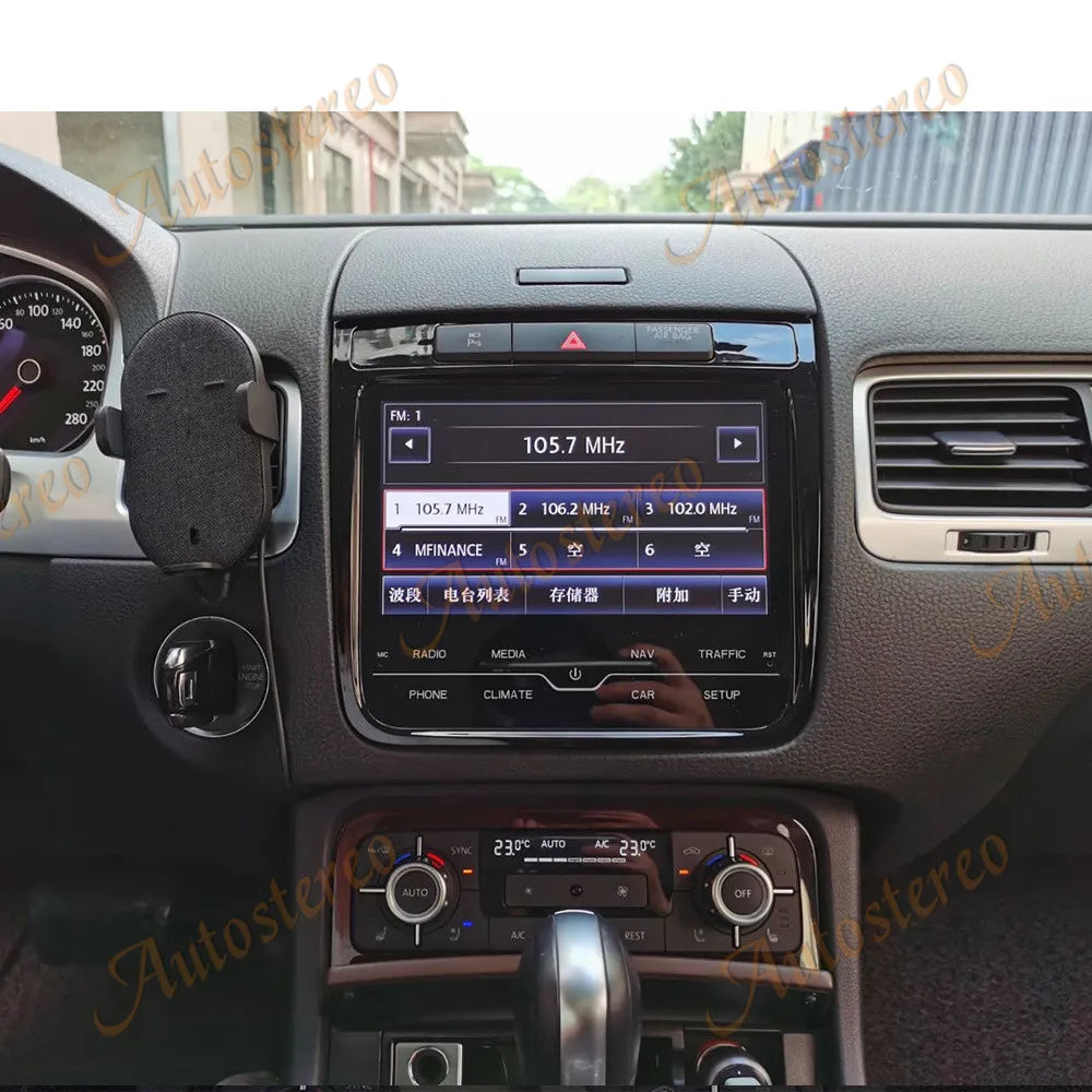 Carplay For VW TOUAREG RNS 850 RCD 550 Android 13 Car DVD Player Multimedia Player GPS Navigation Auto Radio Stereo Head Unit 4G