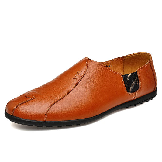 Men's Casual Shoes Sapato Masculino Dress Shoes Plus Size Genuine Leather Shoes Men Luxury  Moccasins