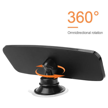 YOSOLO360° Rotates Interior Rear View Mirror Adjustable Suction Cup Car Rear Mirror Wide-angle Rearview Mirror Universal