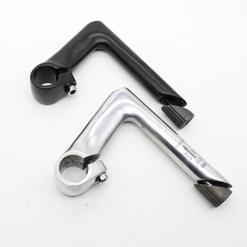 100x25.4x22.2x150mm Bicycle Handlebar Stem Aluminum Alloy Gooseneck Design Stem Fixed Gear Bike Bicycle Accessories