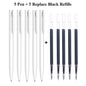 Original Xiaomi Mi Gel Pen 0.5mm Black Refill No Cap Bullet Pen Smooth Switzerland MIKRON Nib Japanese Ink OEM Blue Refills