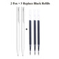 Original Xiaomi Mi Gel Pen 0.5mm Black Refill No Cap Bullet Pen Smooth Switzerland MIKRON Nib Japanese Ink OEM Blue Refills