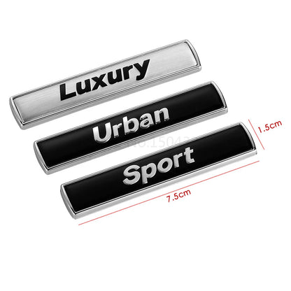 2pcs Luxury Modern Urban Sport Refit Car Auto Fender Tail Emblem Badge Sticker for BMW E46 E39 E90 E60 E36 E30 E34 F30 F10 F20