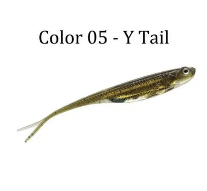 5pcs/6pcs Fishing Soft Bait 75mm100mm Shad Silicone Fishing Soft Lures Artificial Baits Swimbaits Bass Fishing Accessories
