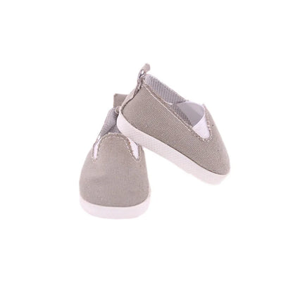 Discounts! 7.5 cm Doll Shoes For 16-18 Inch Girl/Boy Doll & New Born Baby Doll 43 cm & Our Generation Doll Clothes Accessories