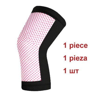 1 Pcs Self Heating Knee Elbow Brace Support Pads Dot Matrix Kneepads Tourmaline Sleeve for Arthritis Joint Pain Relief Recovery