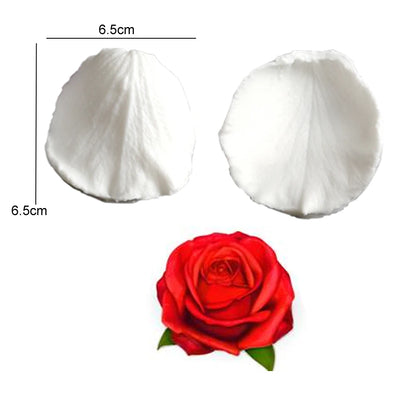 New Rose Veiner Silicone Mold Flower Cake Decorating Tools Sugar Gumpaste Chocolate ,Clay Water Paper Moulds M172