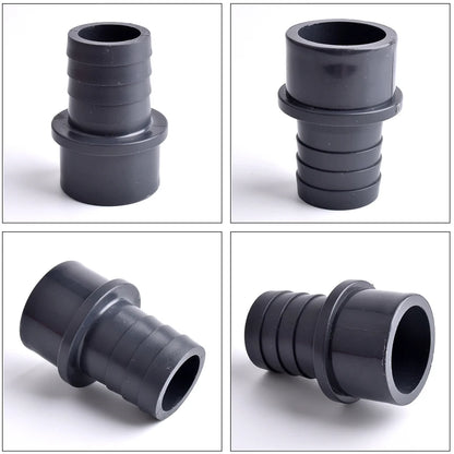 O.D 32/40/50/63-14/20/30/40/50/60mm Big Size UPVC Pagoda Connector Garden Irrigation Pipe Soft Hose Adapter Joint Accessories