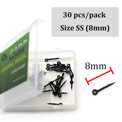 30pcs Carp Fishing Accessories Maggot Bait Spike Hair Ronnie Rig Carp Hook Bait Sting Pop Up Boilies Pin For Carp Tackle Needle