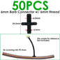 SPRYCLE 20-100PCS 1/4 Inch Connector Joint Tee Drip Irrigation Dripper Watering Garden Tools for 4mm/7mm Pipe Hose Greenhouse