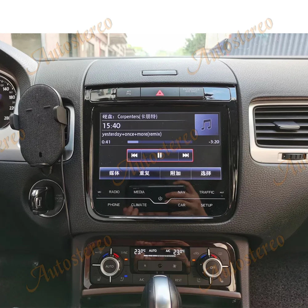 Carplay For VW TOUAREG RNS 850 RCD 550 Android 13 Car DVD Player Multimedia Player GPS Navigation Auto Radio Stereo Head Unit 4G