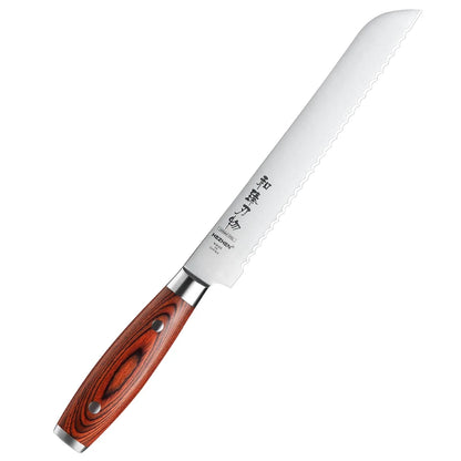 HEZHEN 1-6PC Knife Sets Carving Chef Bread Santoku Utility Paring Pakka Wood Handle  & Stainless Steel Rivet Kitchen Tool