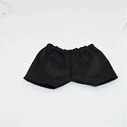 1PC Doll Shirt Pants For 20 cm Doll Clothes Black White Cute Mini Doll Clothes Dress Up Game Toys Doll Accessories Kids Gift