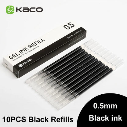 Original Xiaomi Mi Gel Pen 0.5mm Black Refill No Cap Bullet Pen Smooth Switzerland MIKRON Nib Japanese Ink OEM Blue Refills