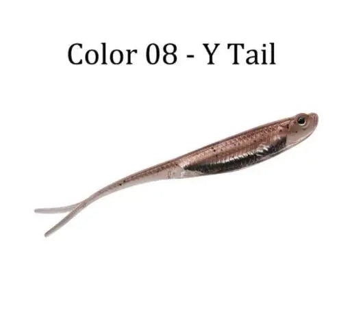 5pcs/6pcs Fishing Soft Bait 75mm100mm Shad Silicone Fishing Soft Lures Artificial Baits Swimbaits Bass Fishing Accessories