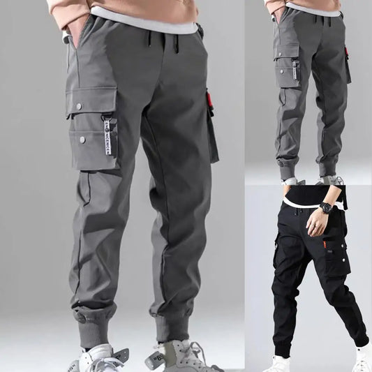 2022 Men Cargo Pants Hip Hop Harem Joggers Pants Male Trousers Mens Multi-pocket Cargo Pants Skinny Fit Sweatpant pantalones