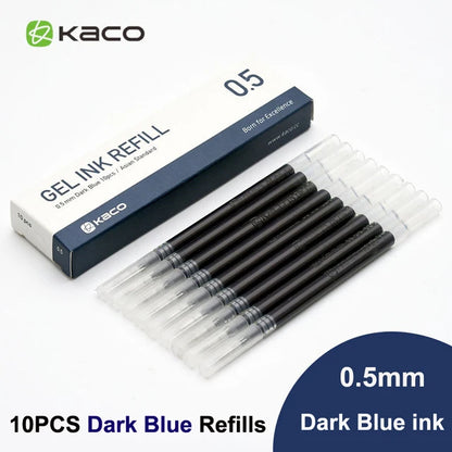 Original Xiaomi Mi Gel Pen 0.5mm Black Refill No Cap Bullet Pen Smooth Switzerland MIKRON Nib Japanese Ink OEM Blue Refills