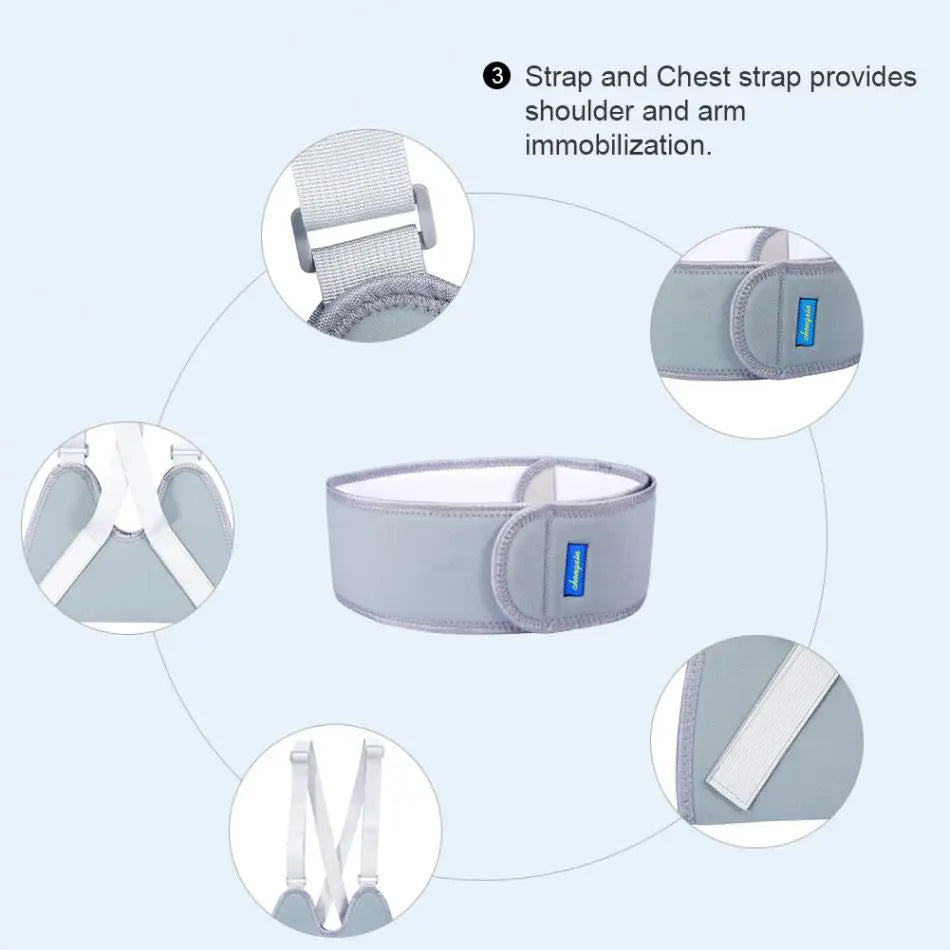 Arm Sling Support Adjustable Breathable Shoulder Strap Brace Immobilizer Wrist Elbow Forearm Fracture Recovery Brace