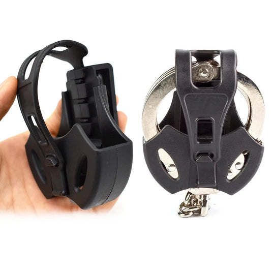 Tactical Profession Handcuffs Case Police Shackles Holster Molle Belt Pouch Nylon Holder Handcuff Hunting Accessories Equipment
