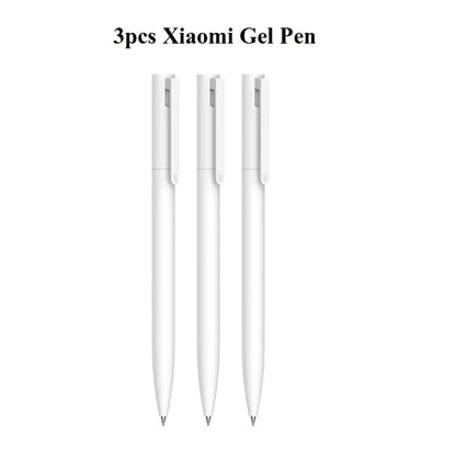 Original Xiaomi Mi Gel Pen 0.5mm Black Refill No Cap Bullet Pen Smooth Switzerland MIKRON Nib Japanese Ink OEM Blue Refills