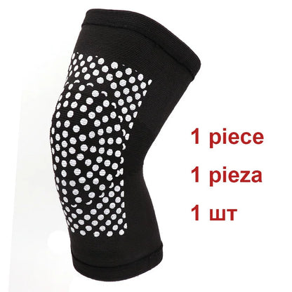 1 Pcs Self Heating Knee Elbow Brace Support Pads Dot Matrix Kneepads Tourmaline Sleeve for Arthritis Joint Pain Relief Recovery