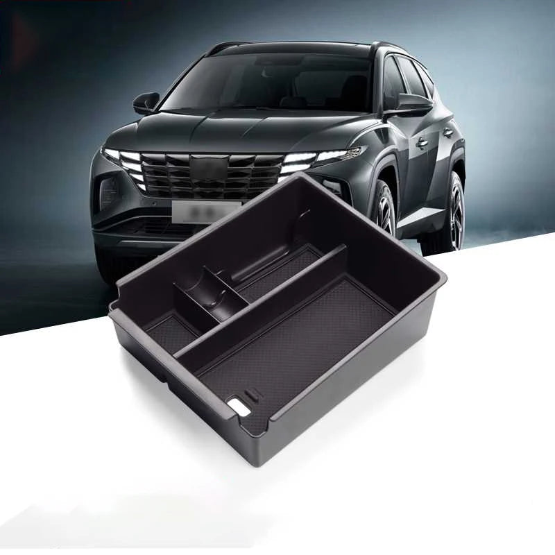 Car Center Console Btorage Box Armrest Box Storage Tray For Hyundai Tucson NX4 2021 2022 2023 2024 Auto Interior Accessories