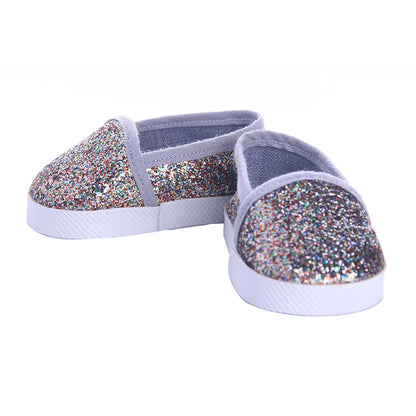 Discounts! 7.5 cm Doll Shoes For 16-18 Inch Girl/Boy Doll & New Born Baby Doll 43 cm & Our Generation Doll Clothes Accessories