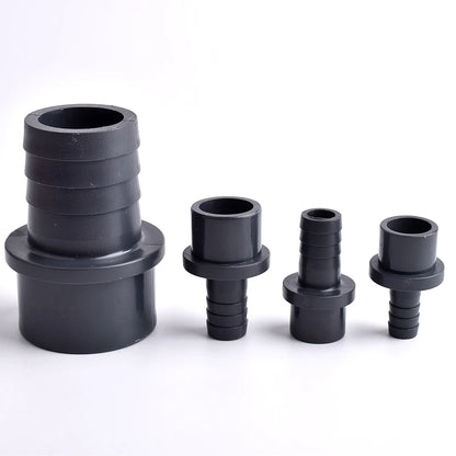 O.D 32/40/50/63-14/20/30/40/50/60mm Big Size UPVC Pagoda Connector Garden Irrigation Pipe Soft Hose Adapter Joint Accessories