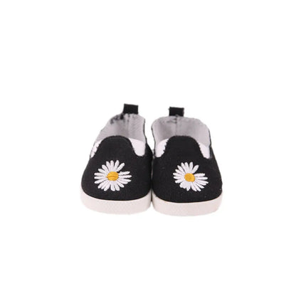 Discounts! 7.5 cm Doll Shoes For 16-18 Inch Girl/Boy Doll & New Born Baby Doll 43 cm & Our Generation Doll Clothes Accessories