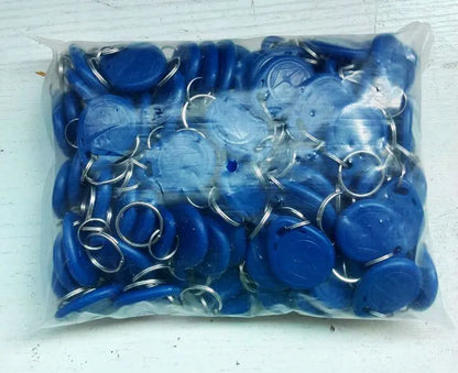 10Pcs RFID Tag Key Big Circle Keyfobs Keychain Ring 125Khz Proximity ID Card Chip TK EM 4100/4102 for Access Control Attendance