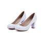 Elegant Fashion Big Size 34-47 4 Colour New Spring Autumn Women's Pumps High Heels Party Office Shoes  222-7