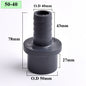 O.D 32/40/50/63-14/20/30/40/50/60mm Big Size UPVC Pagoda Connector Garden Irrigation Pipe Soft Hose Adapter Joint Accessories
