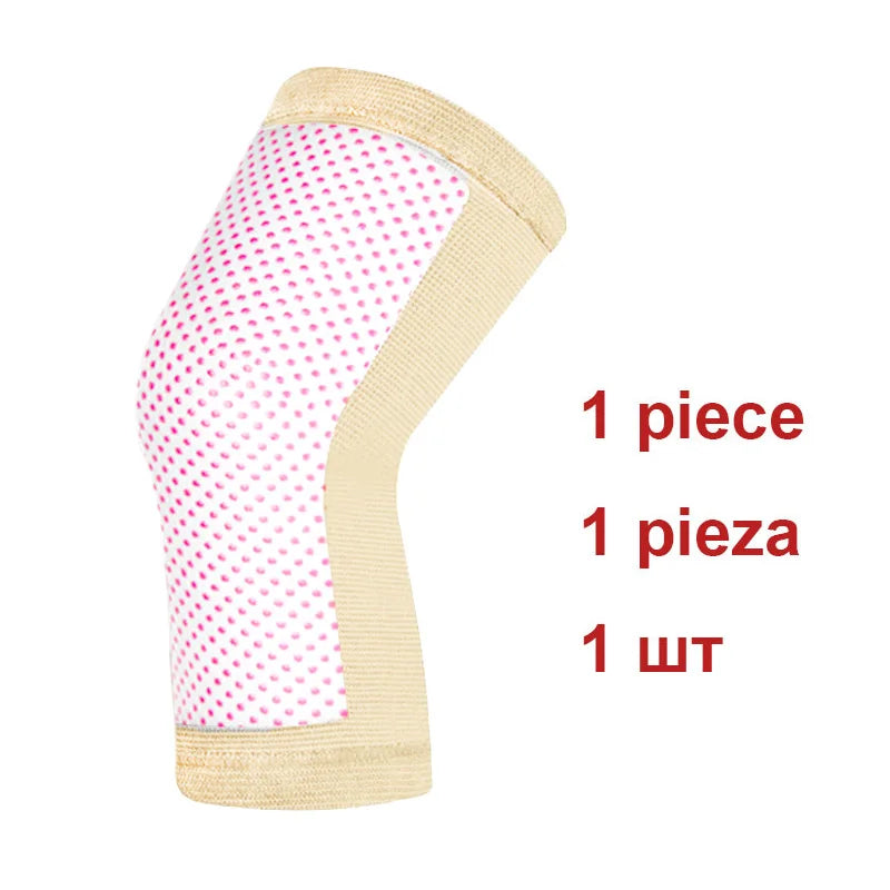 1 Pcs Self Heating Knee Elbow Brace Support Pads Dot Matrix Kneepads Tourmaline Sleeve for Arthritis Joint Pain Relief Recovery