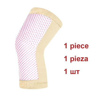 1 Pcs Self Heating Knee Elbow Brace Support Pads Dot Matrix Kneepads Tourmaline Sleeve for Arthritis Joint Pain Relief Recovery