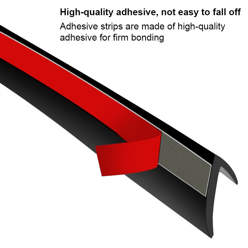V Type Car Glass Window Seal Strip Auto Rubber Sealing Elastic Band Noise Insulation Trim For Mercedes W204 W210 AMG Bmw E36 E90