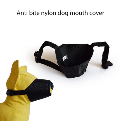1-3pcs Adjustable Dog Muzzle Mouth Barrier for Pet Anti Barking Mesh Breathable Mouth Muzzles Nylon Straps Dog Accessories