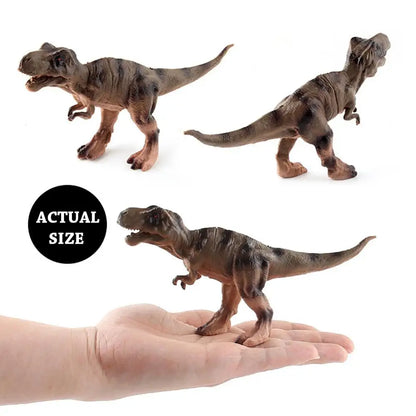 13 Styles Mini Wild Jurassic Tyrannosaurus Action&Toy Model Dragon Dinosaur Collection Figures Animal Kids Educational Toys