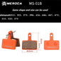 Resin brake pad disc rotor stop for mountain bike road bike BMX hydraulic brake pads to make Lai Ling