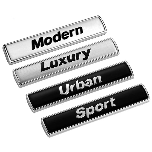 2pcs Luxury Modern Urban Sport Refit Car Auto Fender Tail Emblem Badge Sticker for BMW E46 E39 E90 E60 E36 E30 E34 F30 F10 F20