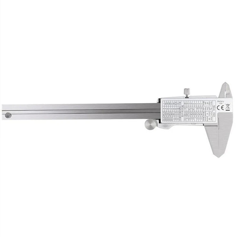 Stainless Steel Digital Display Caliper 150mm Fraction/MM/Inch High Precision Stainless Steel LCD Vernier Caliper Measuring Tool
