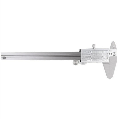 Stainless Steel Digital Display Caliper 150mm Fraction/MM/Inch High Precision Stainless Steel LCD Vernier Caliper Measuring Tool