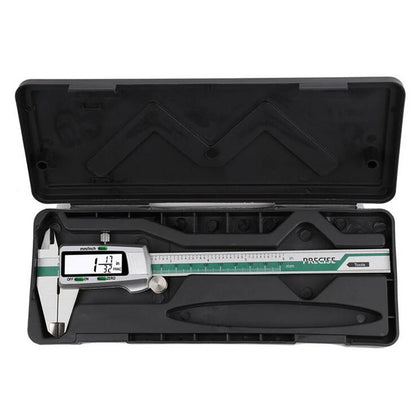 Stainless Steel Digital Display Caliper 150mm Fraction/MM/Inch High Precision Stainless Steel LCD Vernier Caliper Measuring Tool