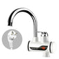 Tankless Instant Electric Water Heater Temperature Display Water Heating Kitchen Hot 3000W Water Heater with LED EU Plug