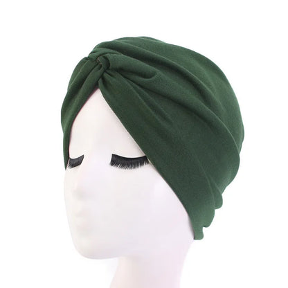 2022 Women Cross Twist Hijab Caps Muslim Cotton Underscarf Islamic Headscarf Bonnet Headband Turban Musulman Femme Headwrap Cap