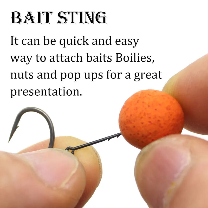 30pcs Carp Fishing Accessories Maggot Bait Spike Hair Ronnie Rig Carp Hook Bait Sting Pop Up Boilies Pin For Carp Tackle Needle