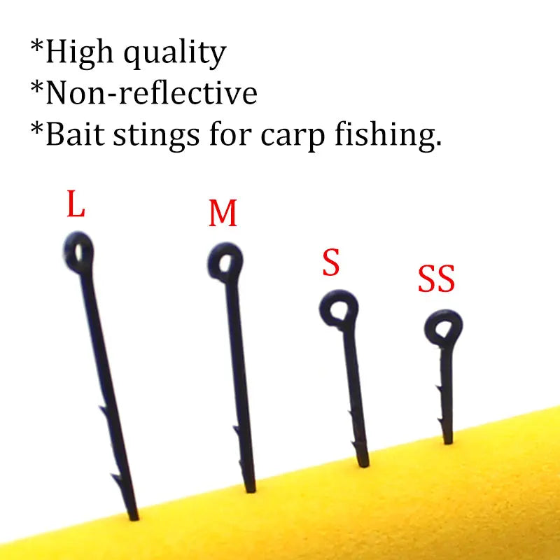 30pcs Carp Fishing Accessories Maggot Bait Spike Hair Ronnie Rig Carp Hook Bait Sting Pop Up Boilies Pin For Carp Tackle Needle