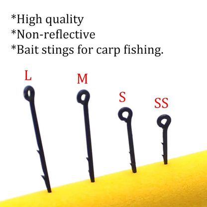 30pcs Carp Fishing Accessories Maggot Bait Spike Hair Ronnie Rig Carp Hook Bait Sting Pop Up Boilies Pin For Carp Tackle Needle